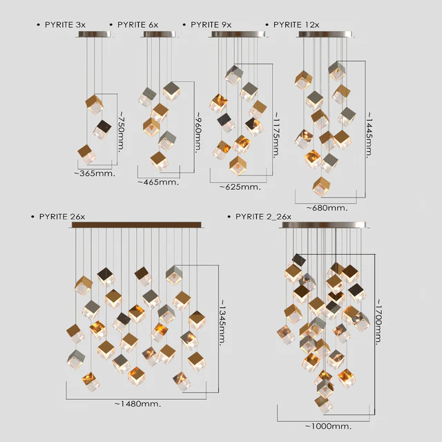 Pendant lamp bomma PYRITE — Descargar