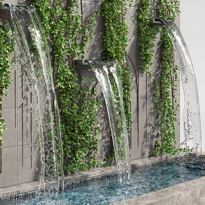 Wall fountains with ivy — Вид 4