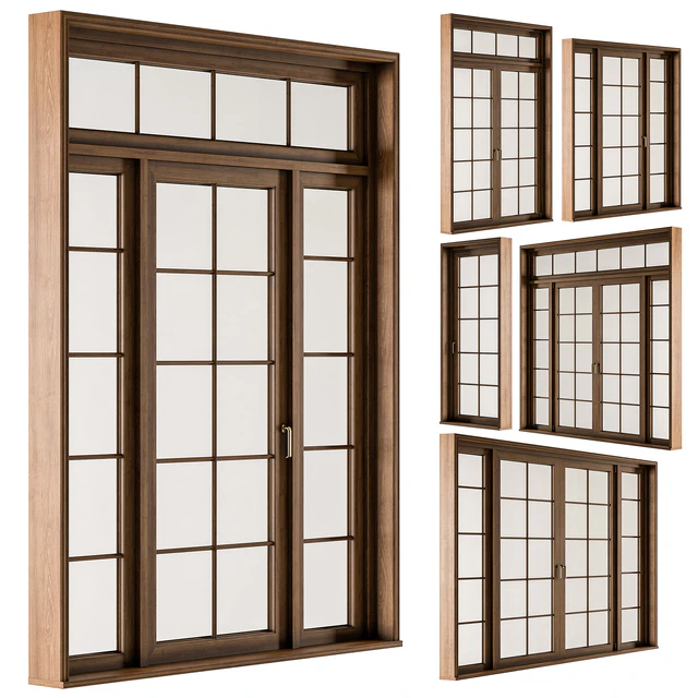 Classic Wooden - Windows Set 25 — Descargar