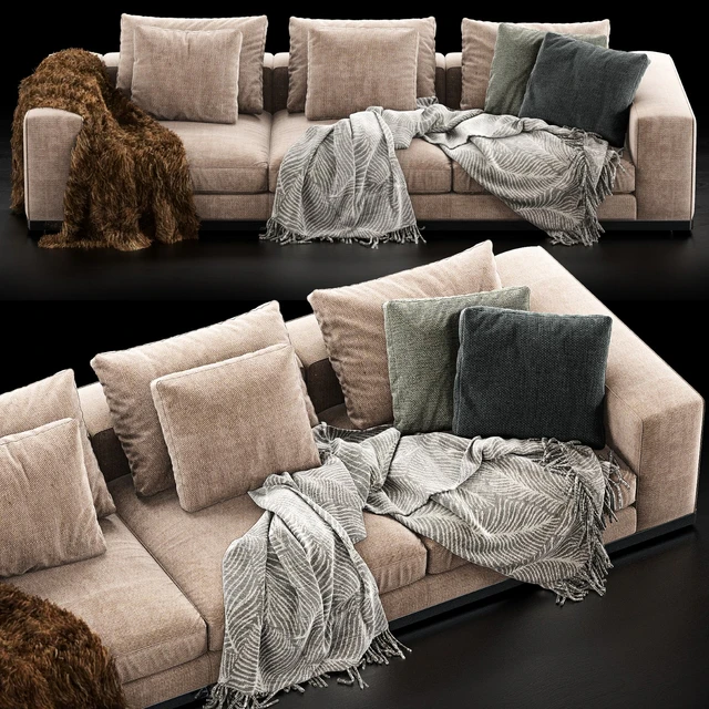 Minotti West Sofa 2 — Скачать