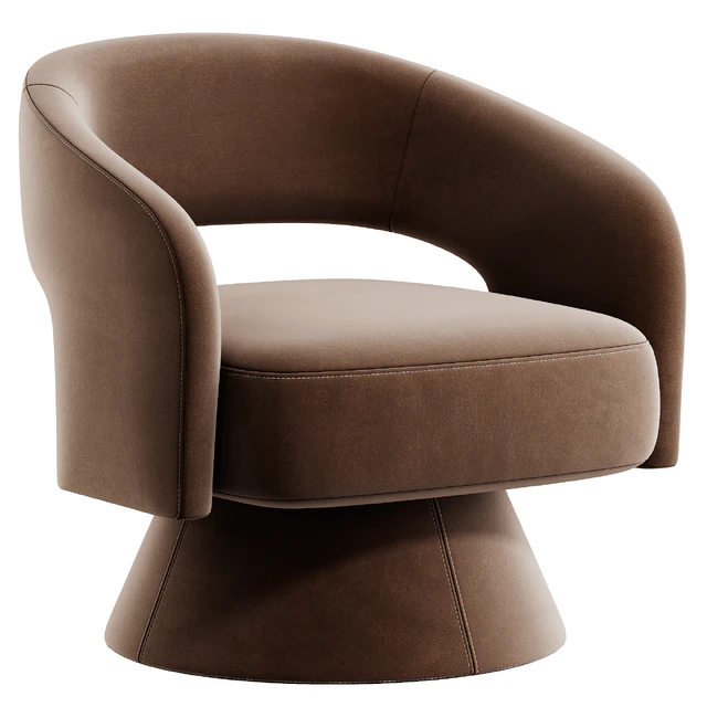 Aracelly Upholstered Swivel Barrel Chair — Descargar