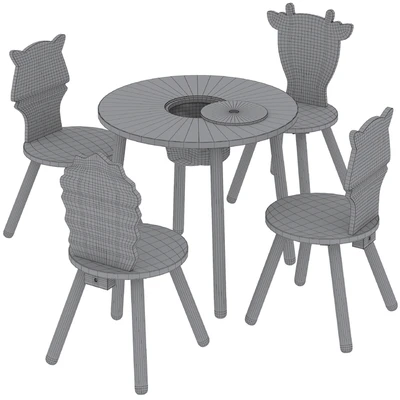Dandelion Toddler Table & Animal Toddler Chair by Great little — Ver 7