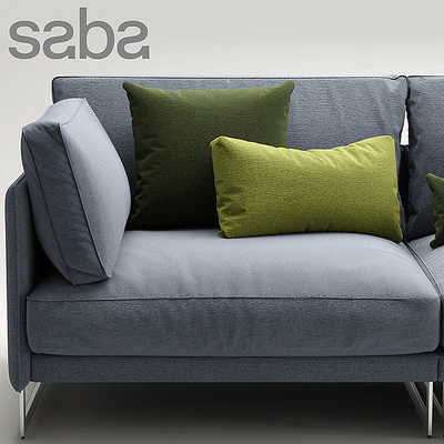 Sofa and chair Saba Italia LIVINGSTON Sofa — Ver 3