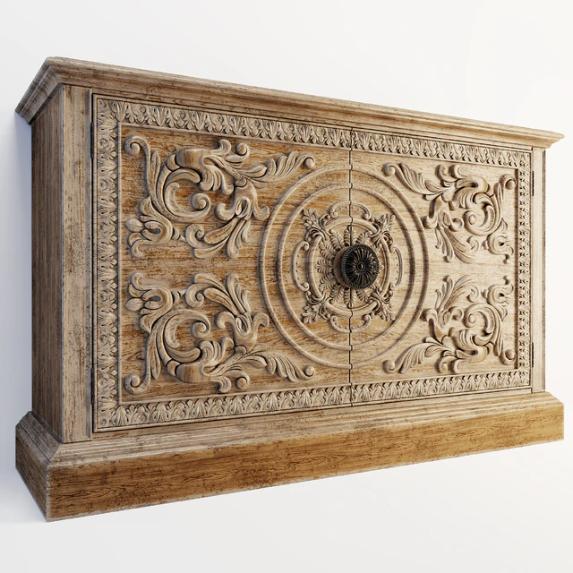 True Vintage Two Door Accent Console — Скачать