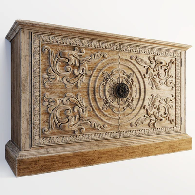True Vintage Two Door Accent Console — Вид 1
