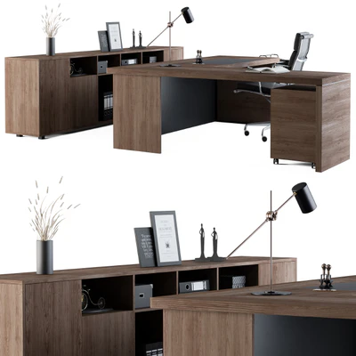 Office Furniture - Manager Set03 — Вид 5
