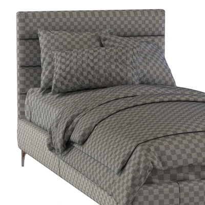 Bed Pfeiffer Upholstered Bed 2 — Ver 4