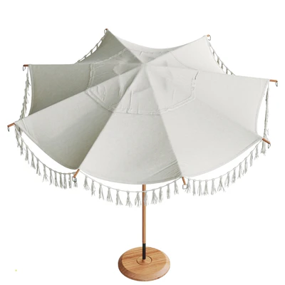 Round Cantilever Outdoor Patio Umbrella Pottery Barn 005 — Вид 4