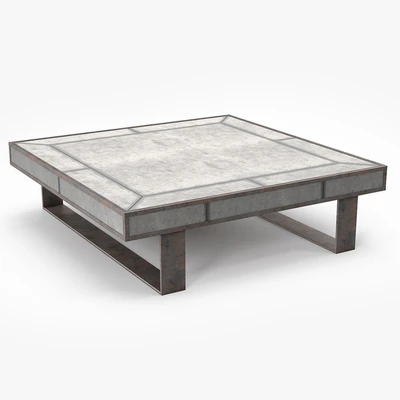 Louise Bradley Antique Mirror Coffee Table — View 1