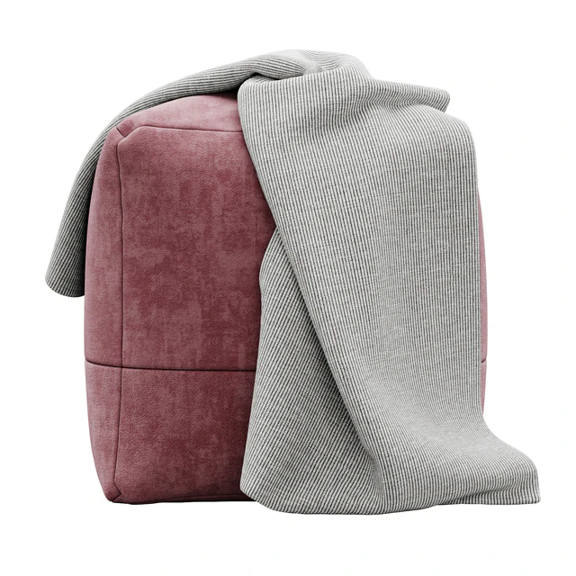 Cotton Canvas Square Pouf by Westelm — Descargar