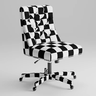 Linon Home Décor Honor Light Gray Office Chair, Grey — Вид 4