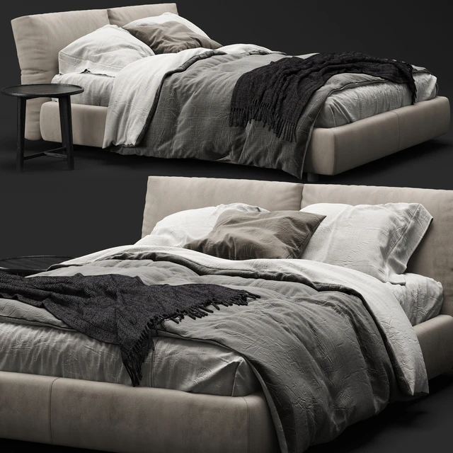 Flexform Newbridge Soft Bed — Скачать