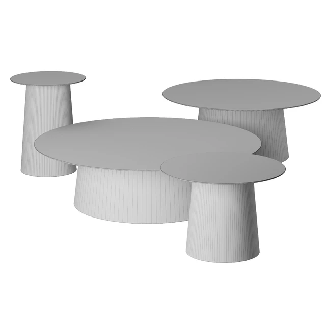 Circula table set. Blu Dot. — Descargar