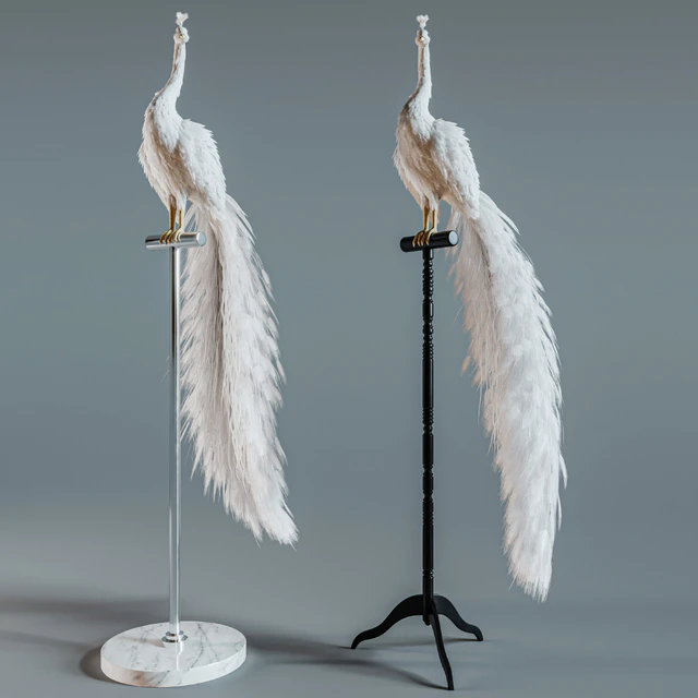 Artificial White Peacock 01. — Скачать