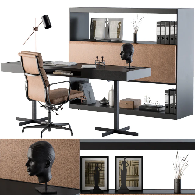 Office Furniture - Manager Set02 — Descargar
