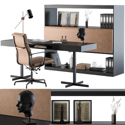 Office Furniture - Manager Set02 — Ver 1