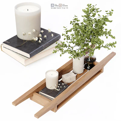 Wooden Bath Tidy 05 — Ver 1