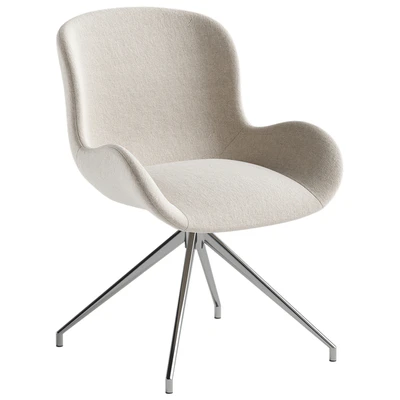 Dining chair made of boucle fabric Asyar — Вид 5