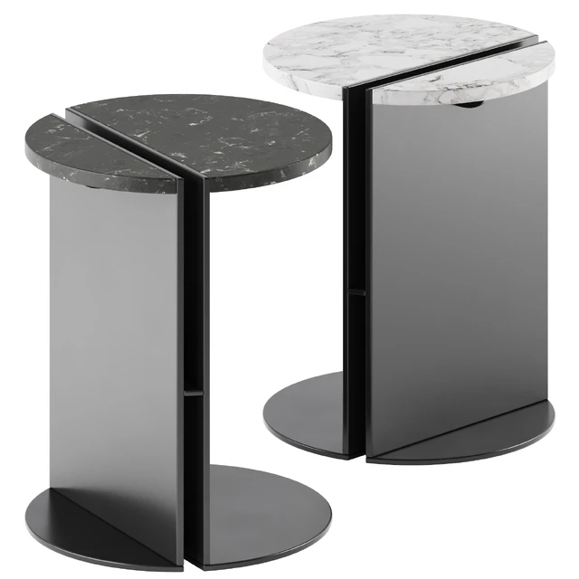 Maami Home HALF CALACATTA VIOLA Marble Side Tables — Descargar