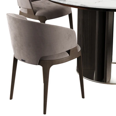 Club Furman Chair Tondo Table — Ver 6