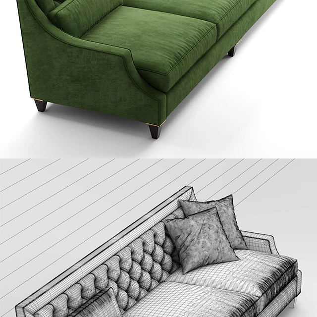 Sofa and chair baker TUFTED — Descargar