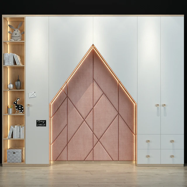 Cabinet with headboard 188 — Descargar