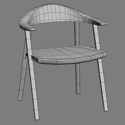 BassamFellows Mantis Side Chair & Kant Table — Ver 5