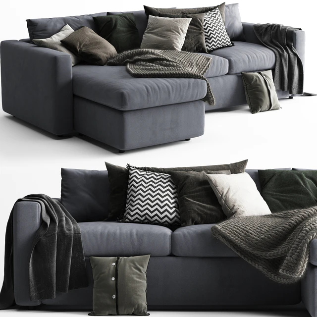 Ikea Vimle Chaise Longue Sofa - Scandinavian Set — Скачать