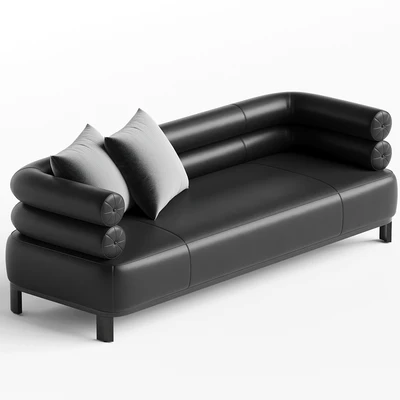 Lucy Leather Sofa — Вид 3
