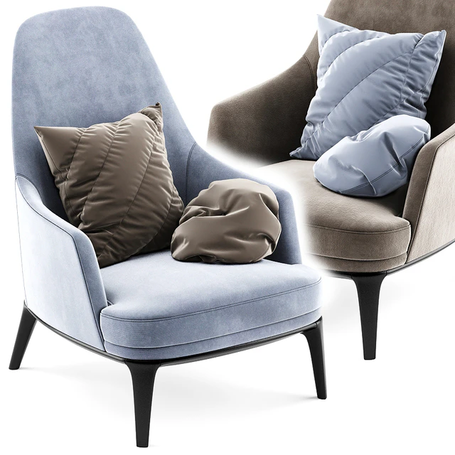 Jane Lounge Armchair Heigh — Скачать
