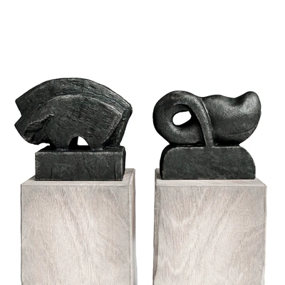 Modern sculptures Bull and Fish — Вид 5