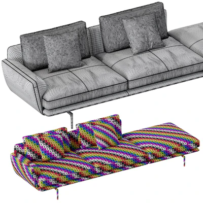 Poltrona Frau / Get Back Sofa XS — Ver 3