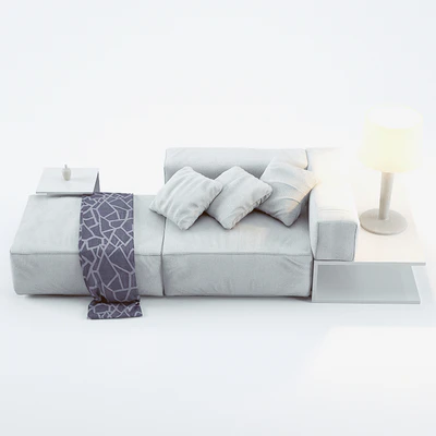 Sofa couch Pianca Insieme — Ver 3