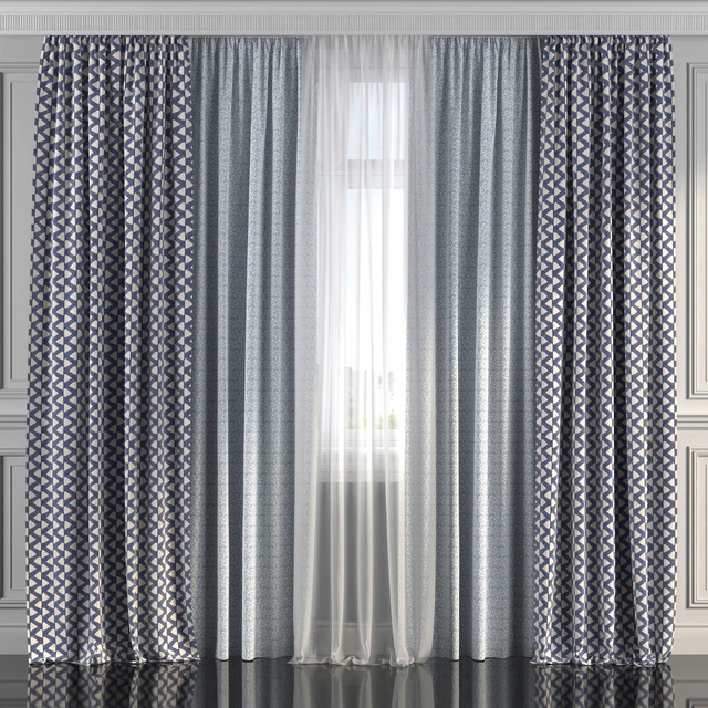 Curtains with window 212 — Descargar