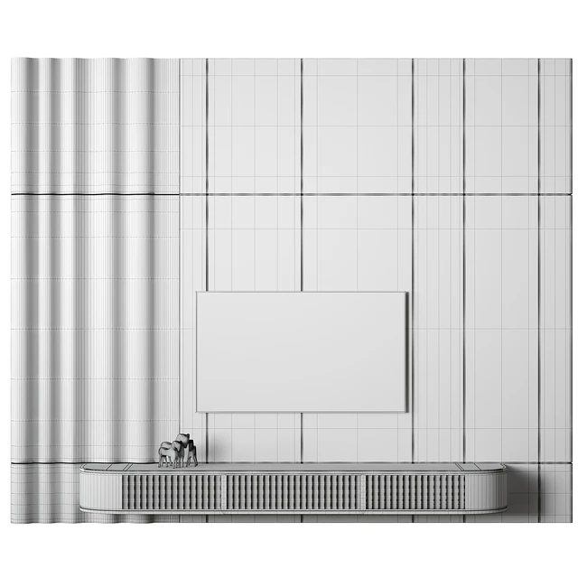 Tv set wall 05 — Скачать