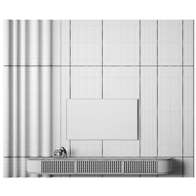 Tv set wall 05 — Вид 4