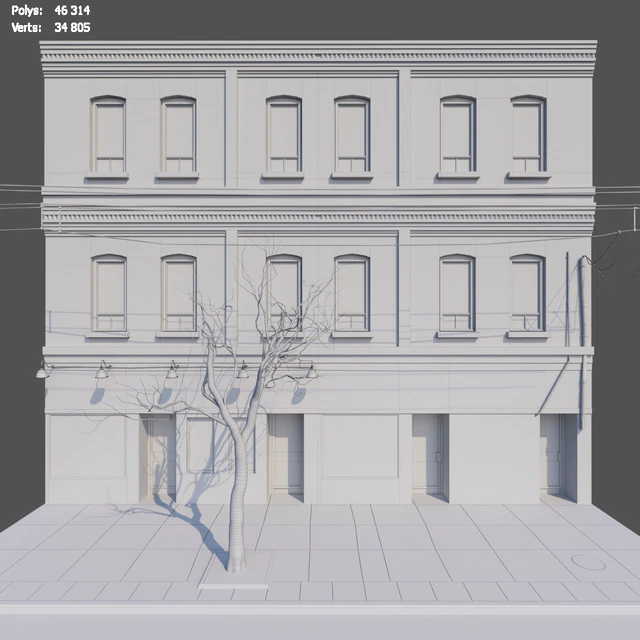 The facade of the building — Descargar