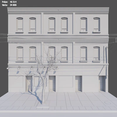 The facade of the building — Ver 3