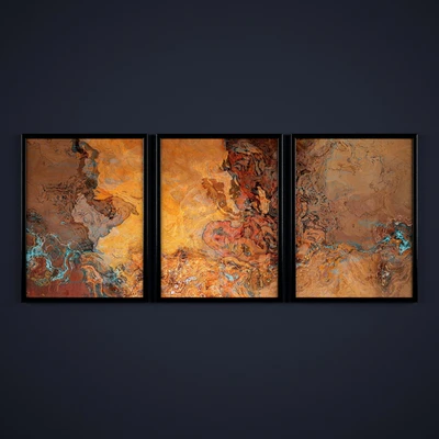 The collection of abstract paintings №6 — Ver 1