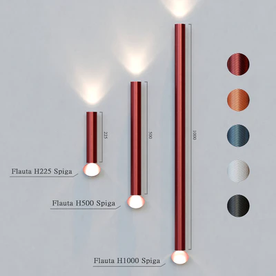 Wall lamp FLAUTA SPIGA INDOOR — Ver 5