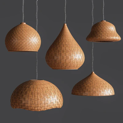 Rattan pendant lights 01 — Вид 7