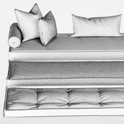 Set of mattresses for windowsill — Ver 3