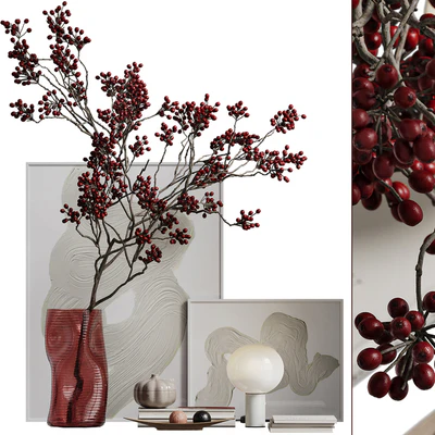 Branches with berries decor set — Вид 1