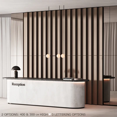 181 office furniture 01 reception desk 01 — Вид 1