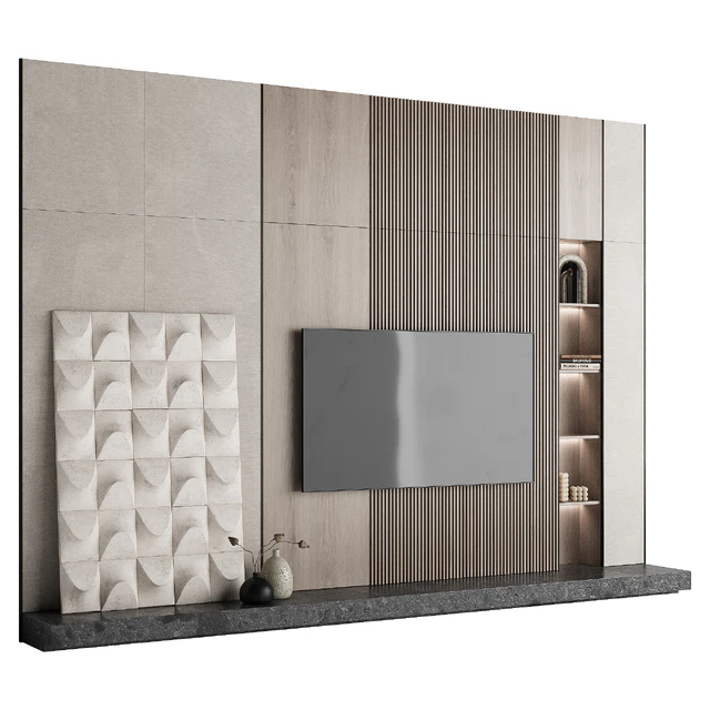 TV Wall Set 002 — Descargar