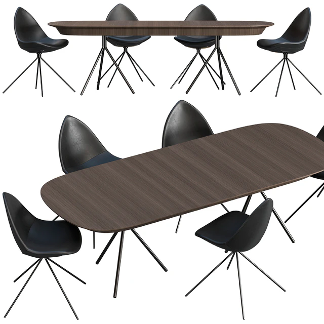 Dinning table BoConcept Ottawa+chair BoConcept Ottawa — Скачать