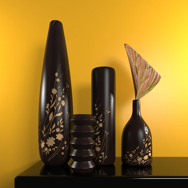 WOODEN VASE — Descargar