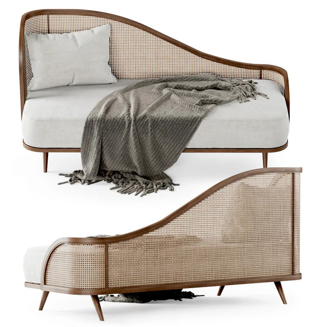 Garden daybed WM / Банкетка из ротанга — Скачать