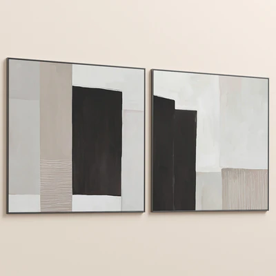 Large Abstract Neutral Wall Art C-440 — Вид 7