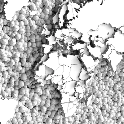 Vertical garden world map — Вид 3